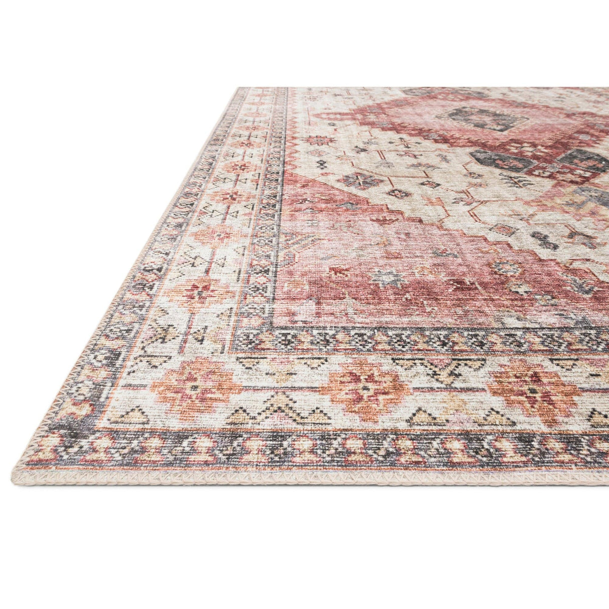 Loloi Skye Rug - Ivory/Berry Rugs