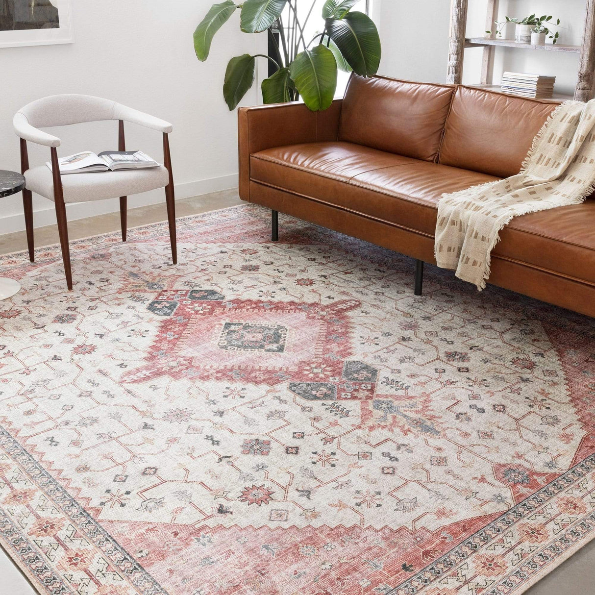 Loloi Skye Rug - Ivory/Berry Rugs