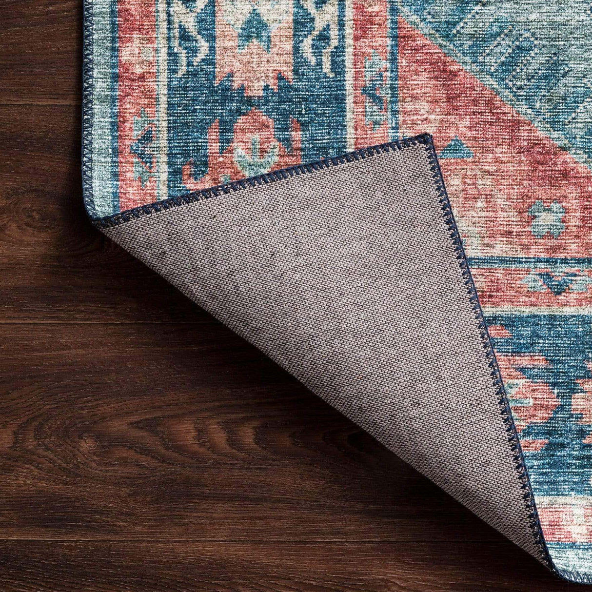 Loloi Skye Rug - Turquoise/Terracotta Rugs