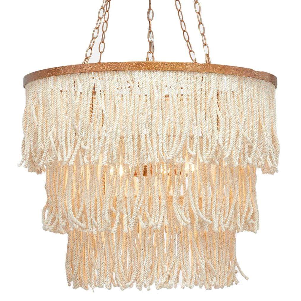Made Goods Arricka Chandelier - Bleached Lighting
