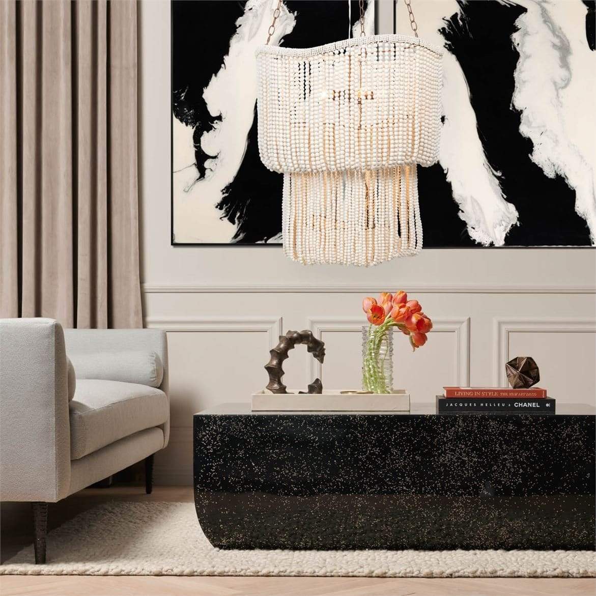 Made Goods Belva 3 Tier Chandelier Lighting