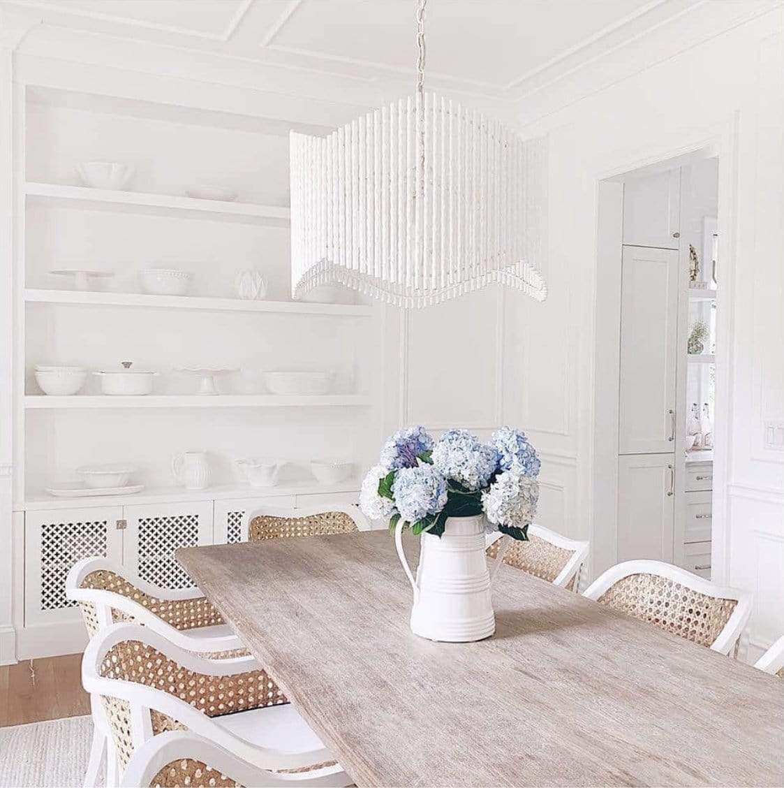 Made Goods Camille 60's Gesso Rod Chandelier Lighting Made-Goods-Camille-Chand