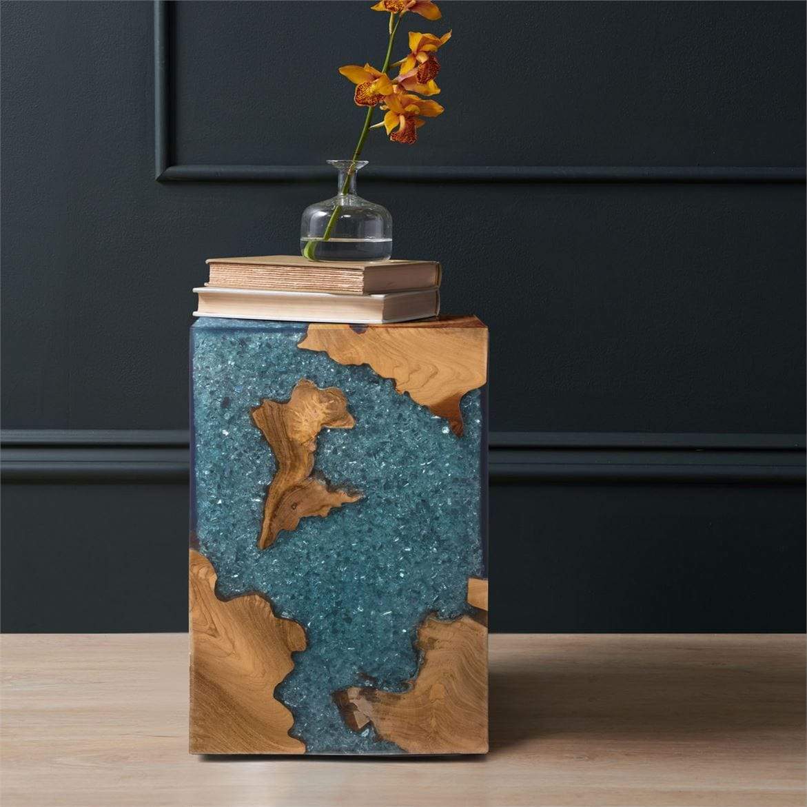 Made Goods Celtic Stool - Blue Furniture made-goods-FURCELTICSTBL