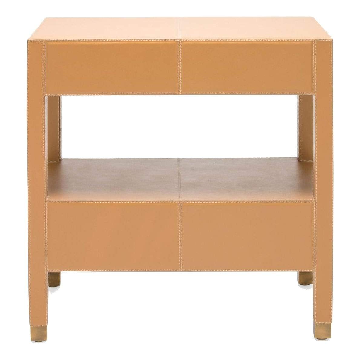 Made Goods Conner Double Nightstand - Dark Tan Furniture made-goods-FURCONNERNGSGLE