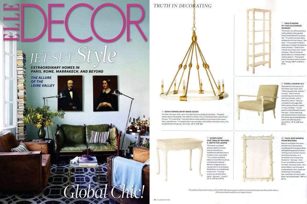 Made Goods Dean Chandelier - Faux Bois Lighting