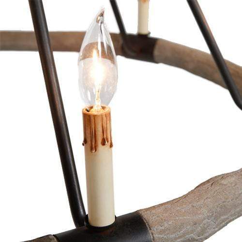 Made Goods Dean Chandelier - Faux Bois Lighting