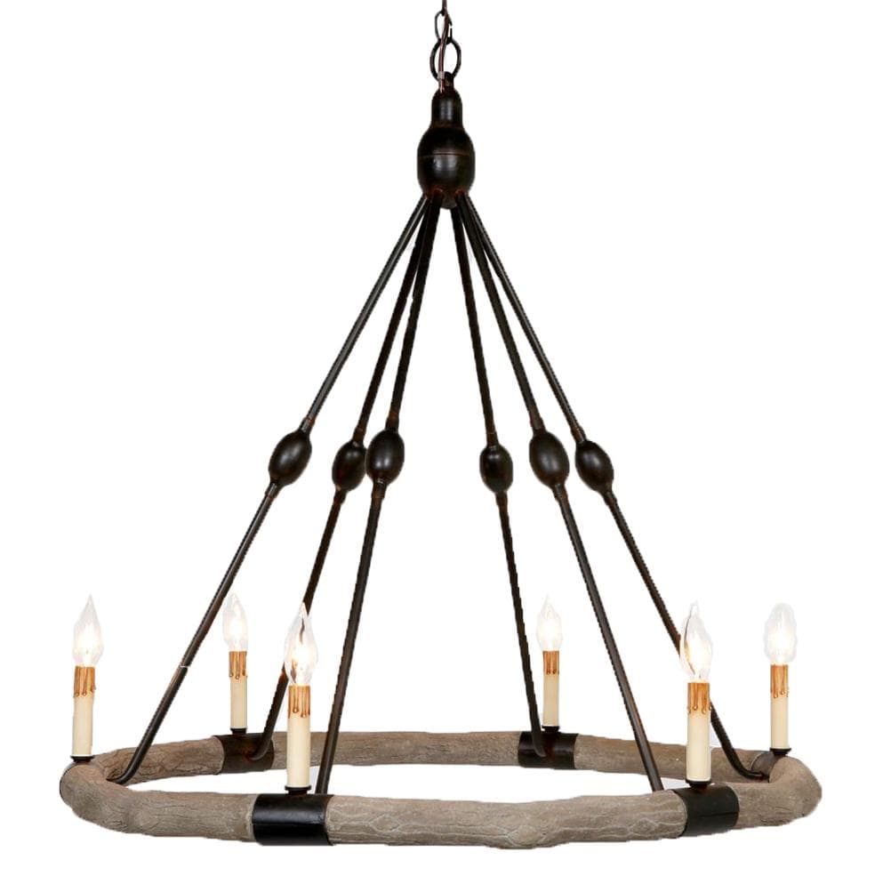 Made Goods Dean Chandelier - Faux Bois Lighting Made-Goods-Dean-Chandelier-Faux-Bois