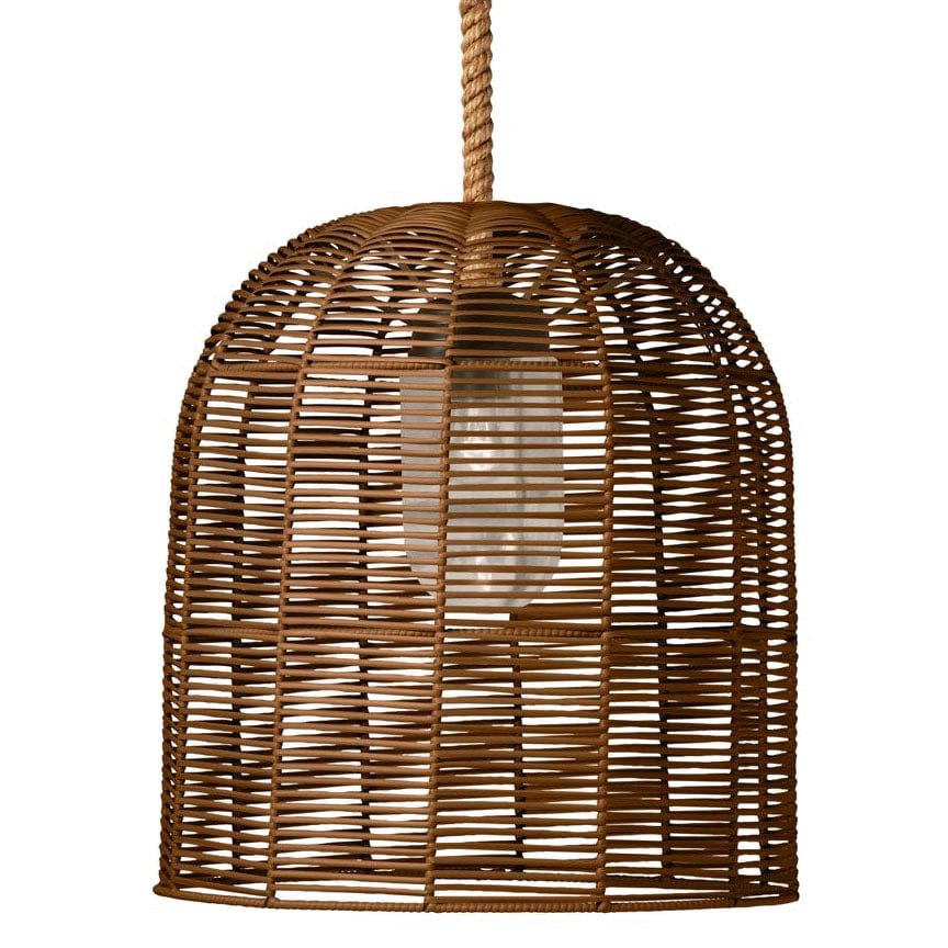 Made Goods Evander Outdoor Pendant - Off-White Lighting made-goods-CHAEVANDER0016BR24FT