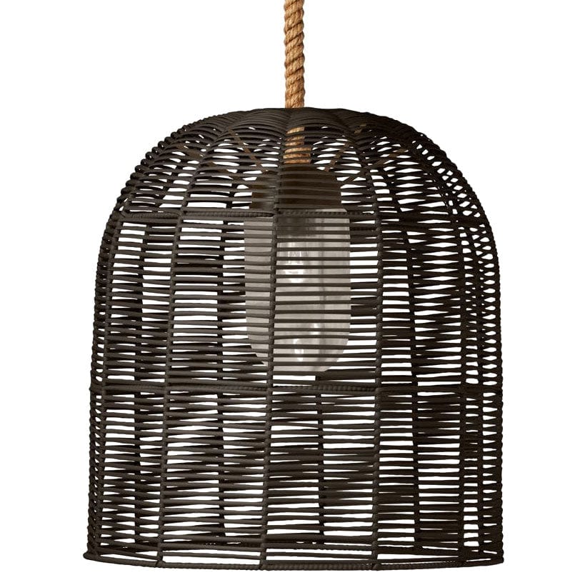 Made Goods Evander Outdoor Pendant - Off-White Lighting made-goods-CHAEVANDER0016GY24FT