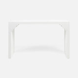 Made Goods Felton Console Table - Designer White/Faux Jute Furniture made-goods-FURFELTONCN5218LNDW