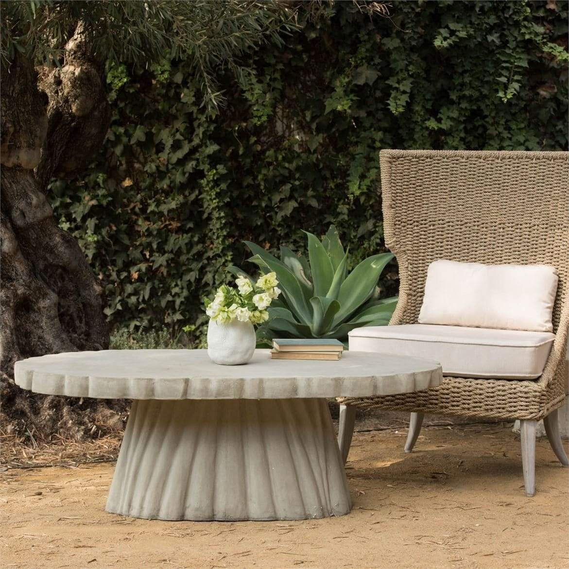 Made Goods Grady Outdoor Coffee Table - Gray Furniture made-goods-FURGRADYCFFLA