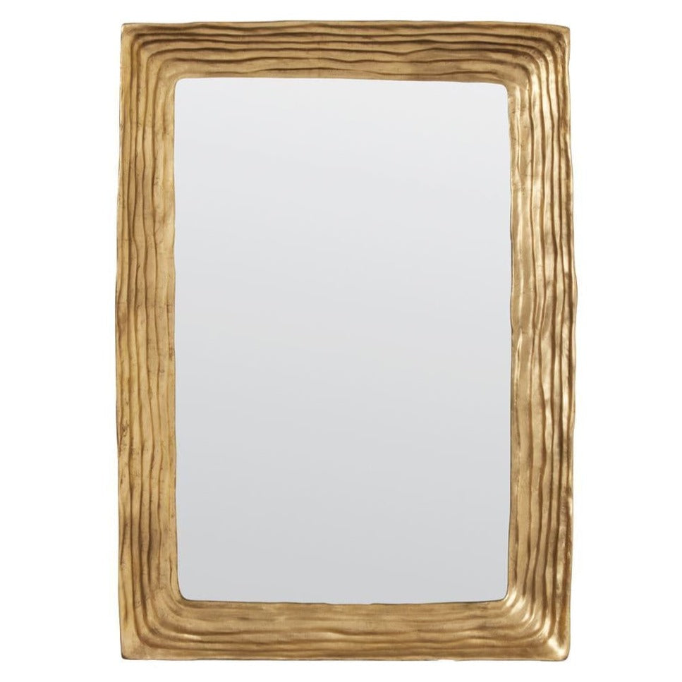 Made Goods Hetty Rectangular Mirror - Blue Wall