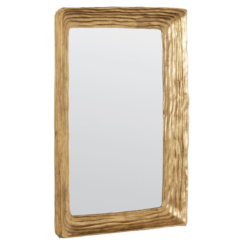 Made Goods Hetty Rectangular Mirror - Blue Wall