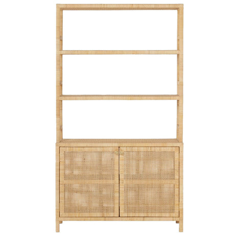 Made Goods Isla Bookcase with Hutch Furniture made-goods-FURISLABK4418NT