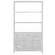Made Goods Isla Bookcase with Hutch Furniture made-goods-FURISLABK4418WH