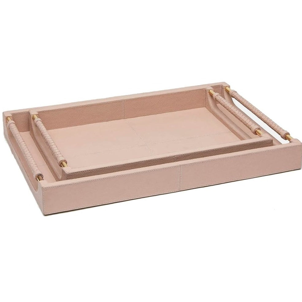 Made Goods Lenora Tray Set - Dusty Rose Decor made-goods-OBJLENORATRDRS2