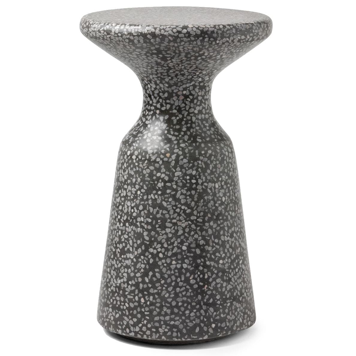 Made Goods Madelyn Outdoor Side Table - White/Gray Outdoor made-goods-FURMADELYGMCC