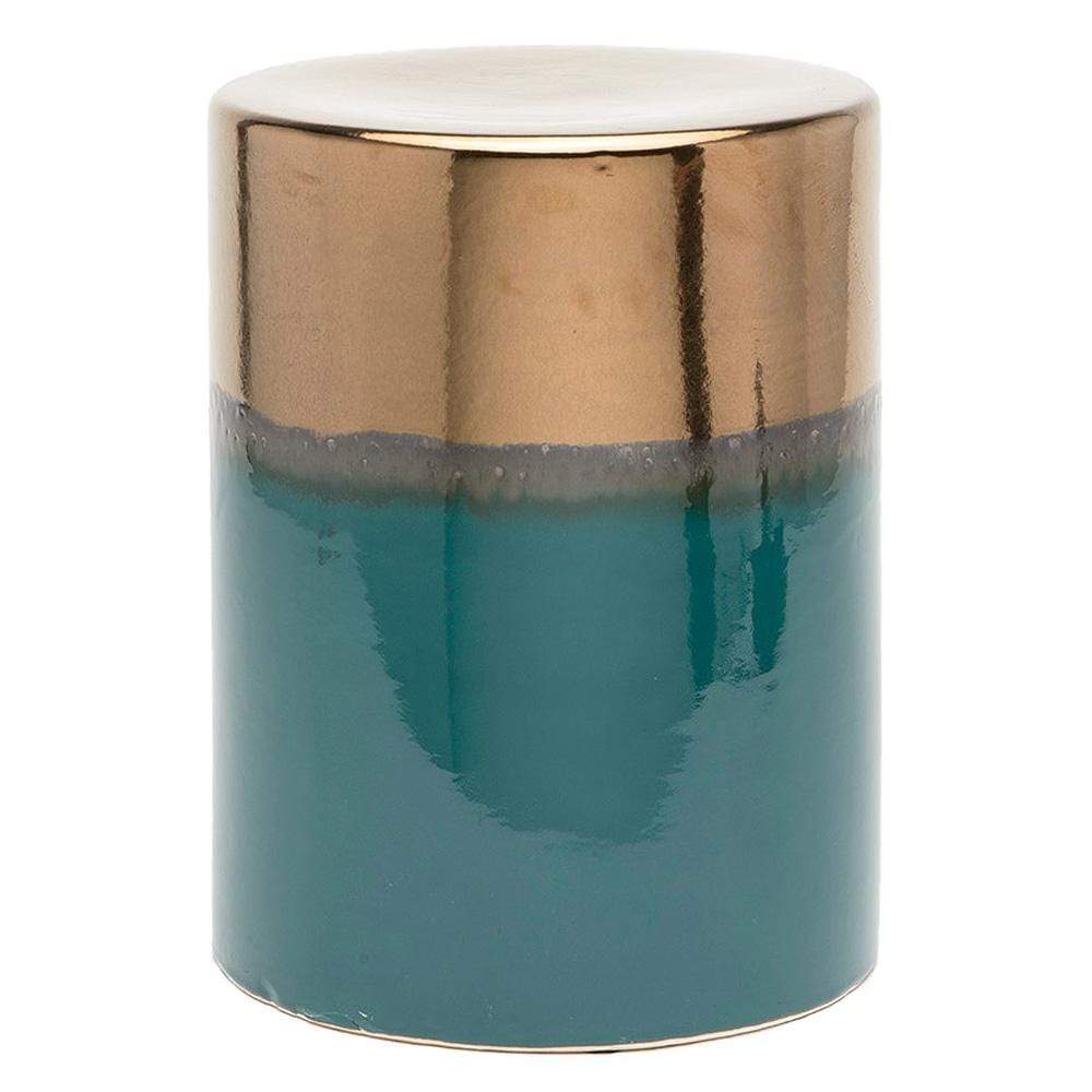 Made Goods Trixie Stool - Dusty Blue Decor Made-Goods-Trixie-Stool-Dusty-Blue