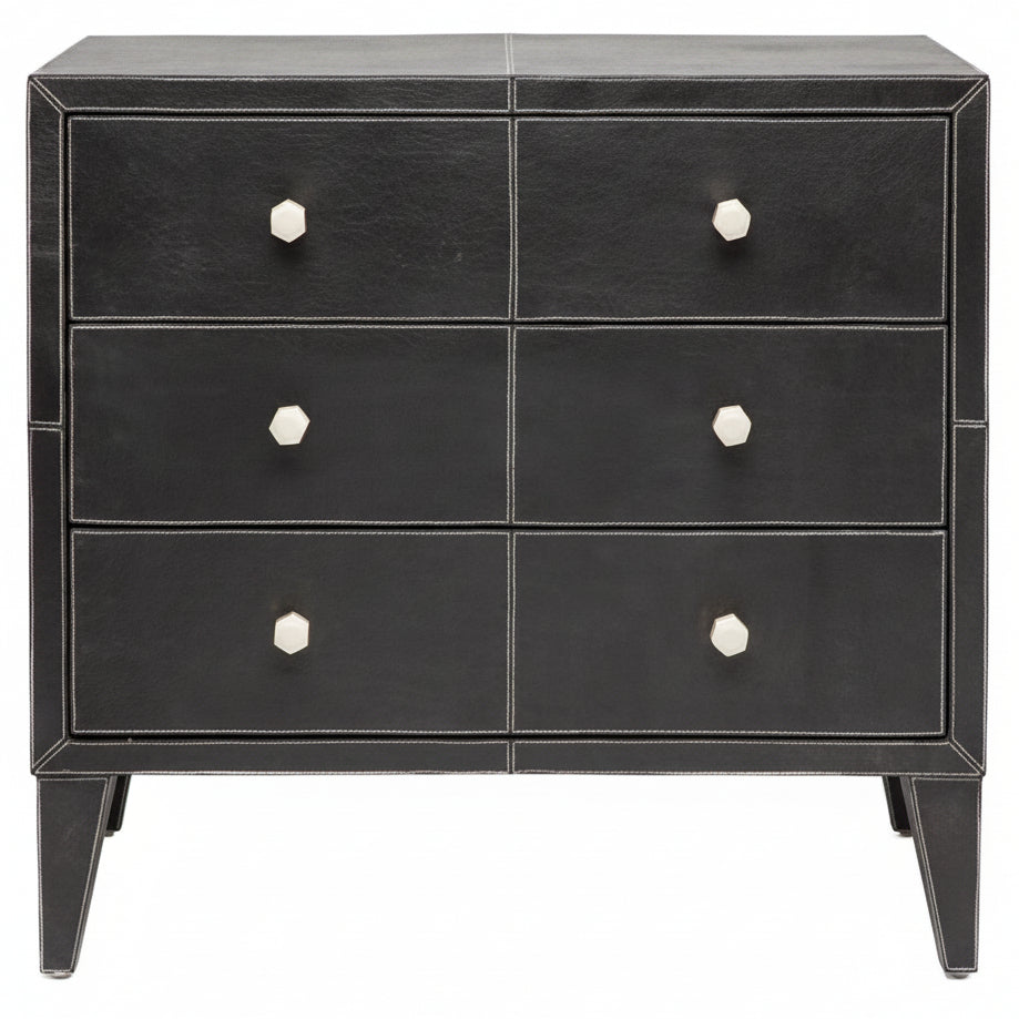 Made Goods York Double Nightstand - Black Furniture Made-Goods-FURYORKNGDBBK