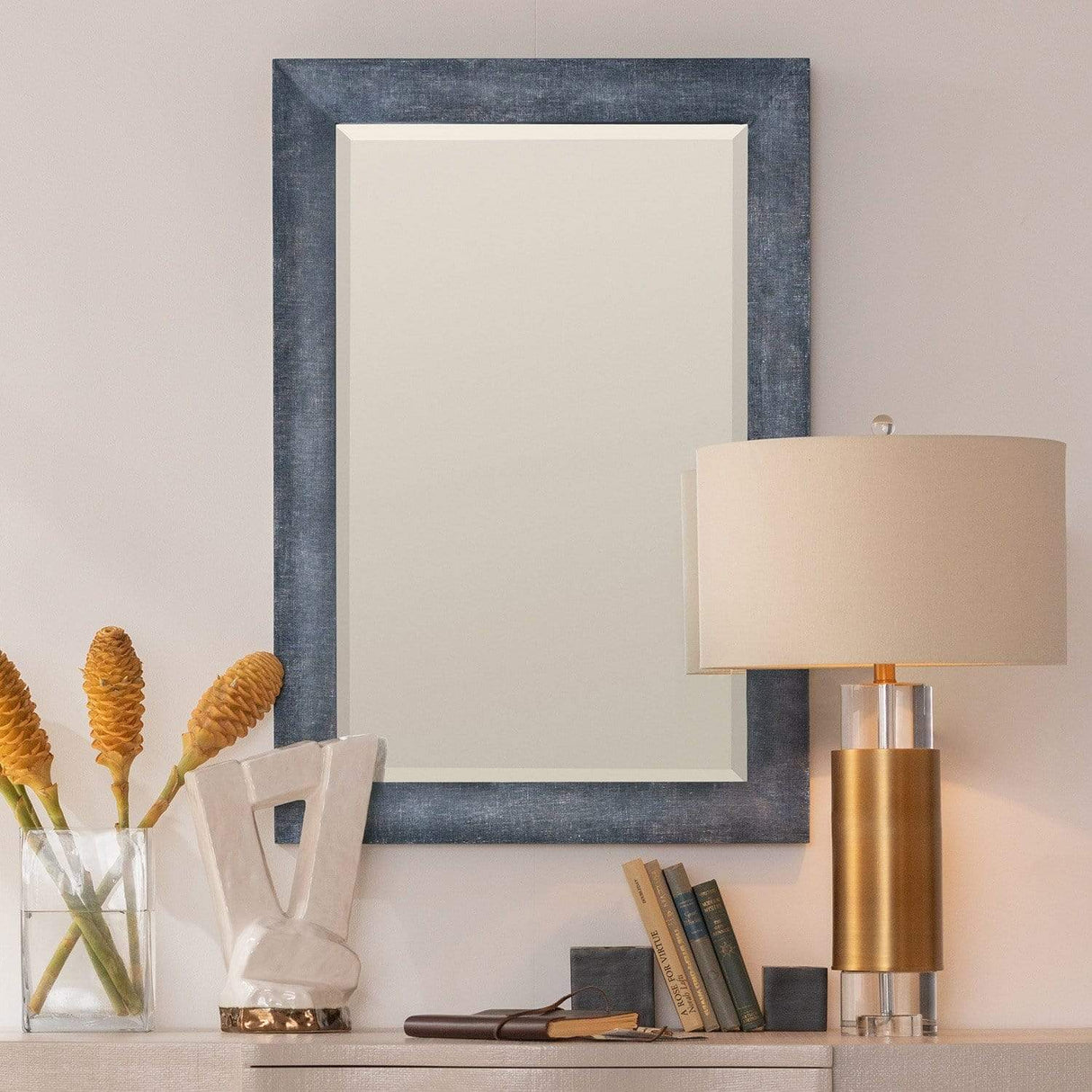 Made Goods Zelina Mirror - Metallic Denim Wall made-goods-MIRZELINA2638LNMD
