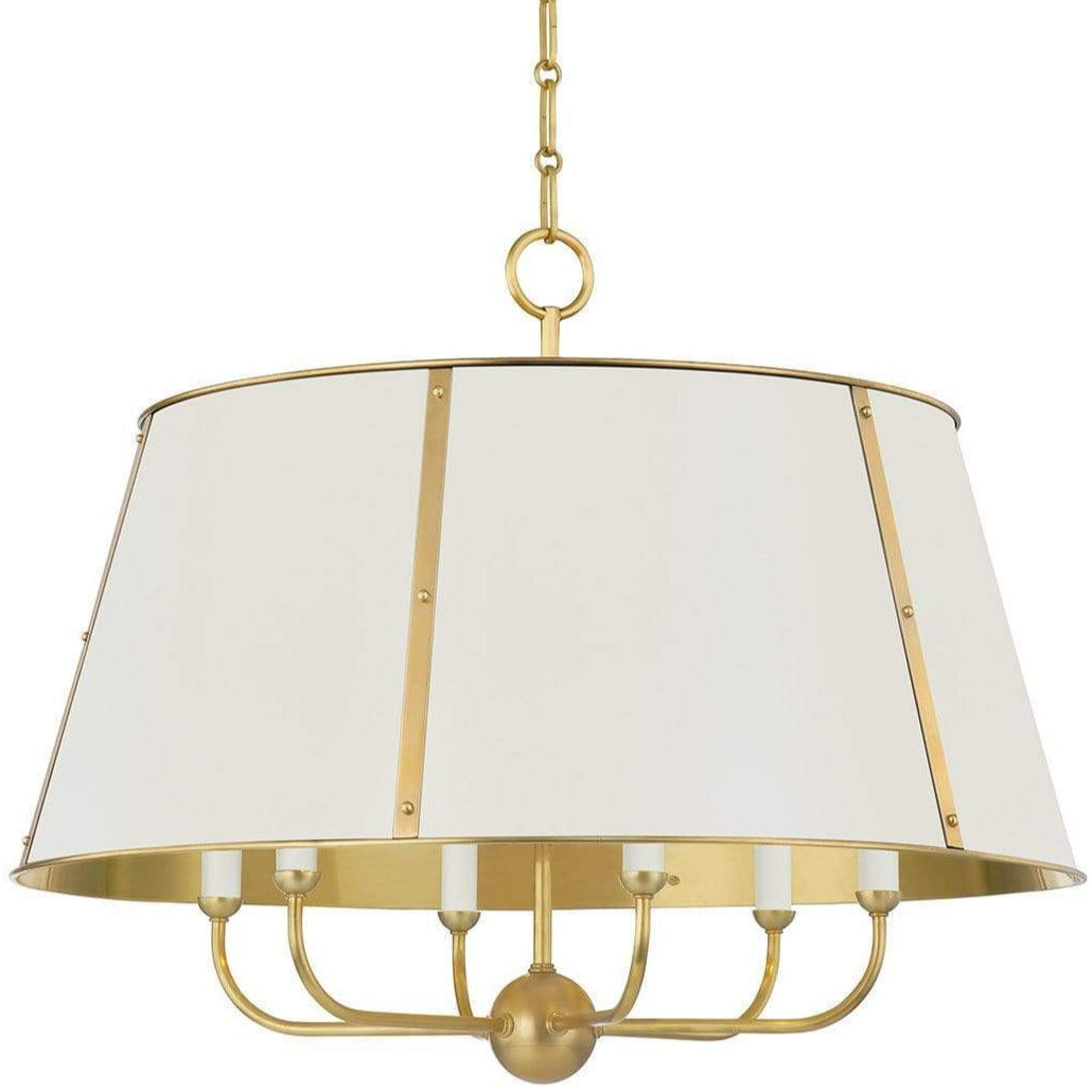 Mark D. Sikes Cambridge Chandelier Lighting hudson-valley-MDS121-AGB/OW