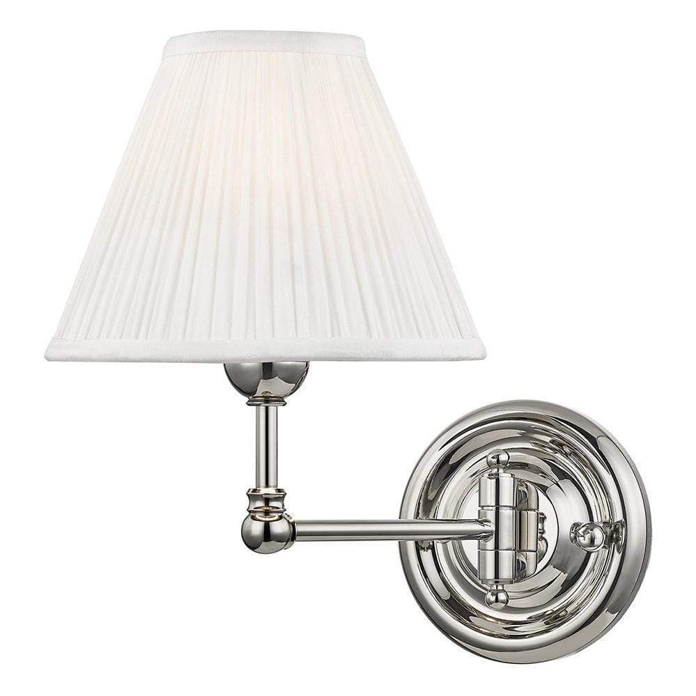 Mark D. Sikes Classic No. 1 Wall Sconce Lighting hudson-valley-MDS101-PN