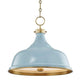 Mark D. Sikes Painted No. 1 Pendant Lighting hudson-valley-MDS300-AGB/BB hudson-valley-MDS300-AGB/BB