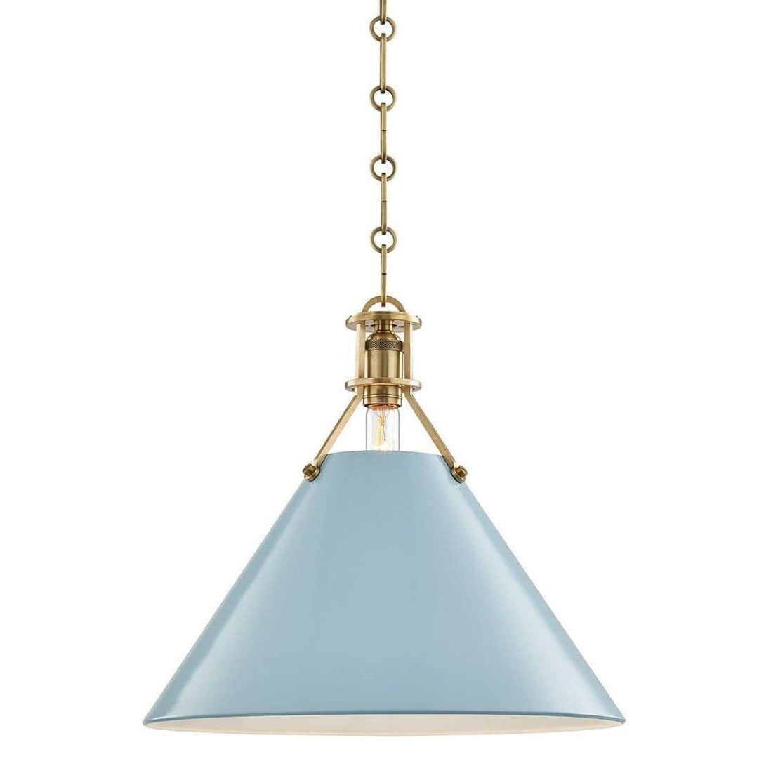 Mark D. Sikes Painted No. 2 Pendant Lighting hudson-valley-MDS352-AGB/BB 806134877279