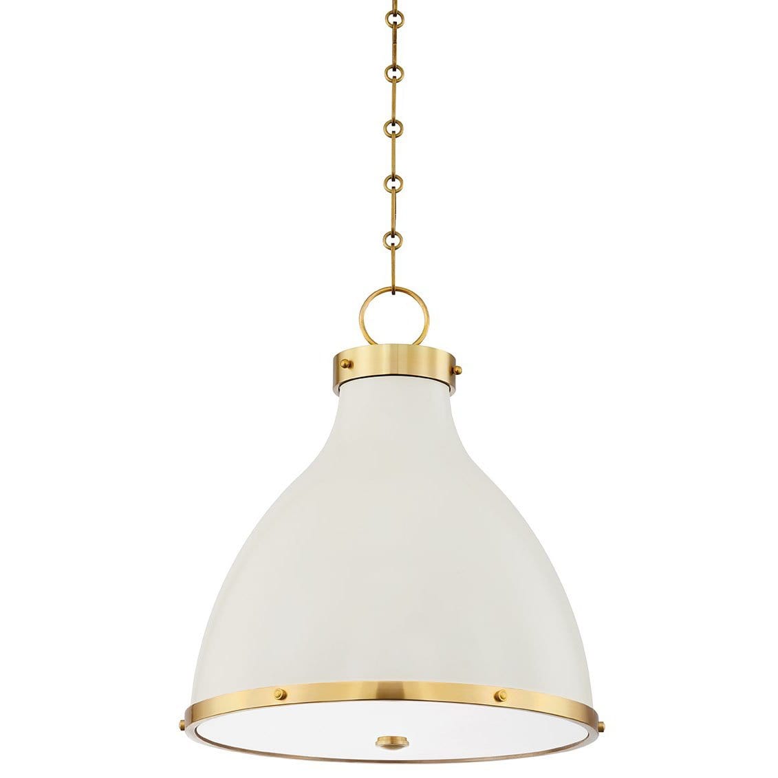 Mark D. Sikes Painted No. 3 Pendant Lighting hudson-valley-MDS361-AGB/OW