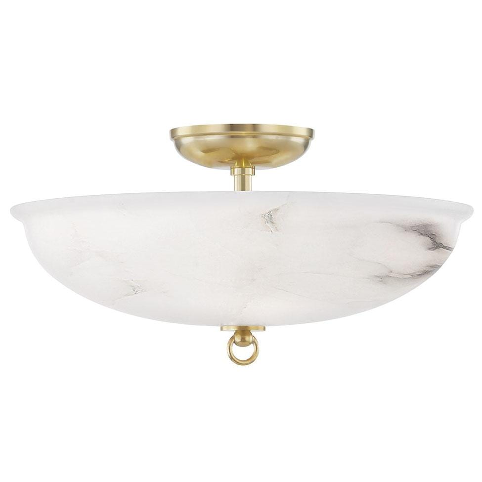 Mark D. Sikes Somerset Semi-Flush Mount Lighting hudson-valley-MDS810-AGB