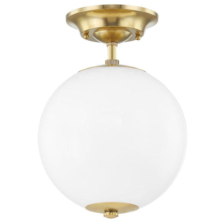 Mark D. Sikes Sphere No. 1 Semi-Flush Mount Lighting hudson-valley-MDS703-AGB
