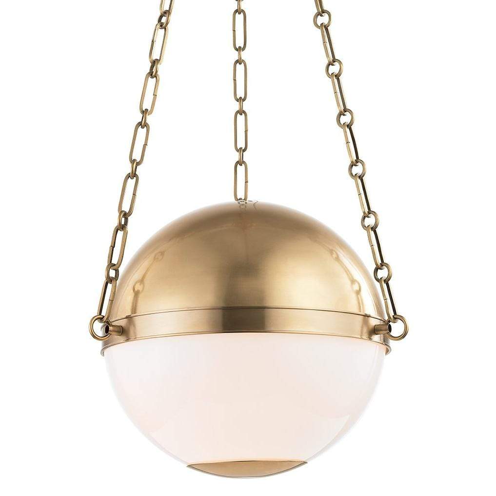 Mark D. Sikes Sphere No. 2 Pendant - Aged Brass Lighting