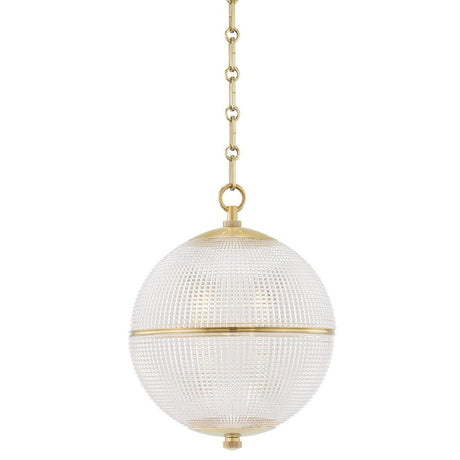 Mark D. Sikes Sphere No. 3 Pendant Lighting hudson-valley-MDS800-AGB