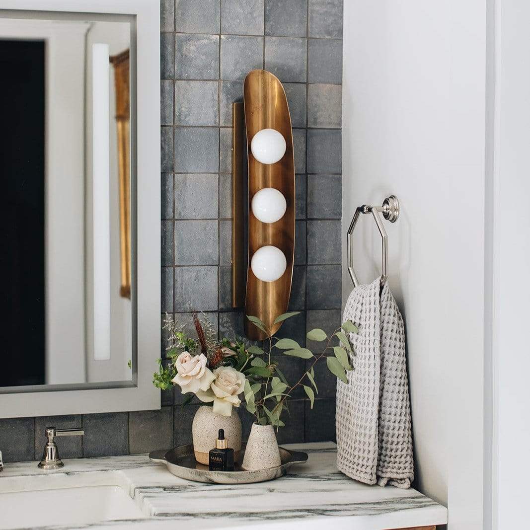 Martyn Lawrence Bullard Hopper Triple Sconce Lighting corbett-271-13 00782042198357