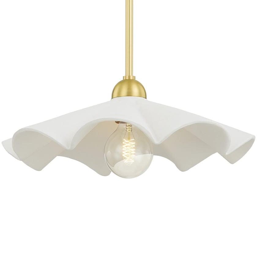 Megan Molten Maisie Pendant/Flush Mount Lighting megan-molten-H712701-AGB/CTW