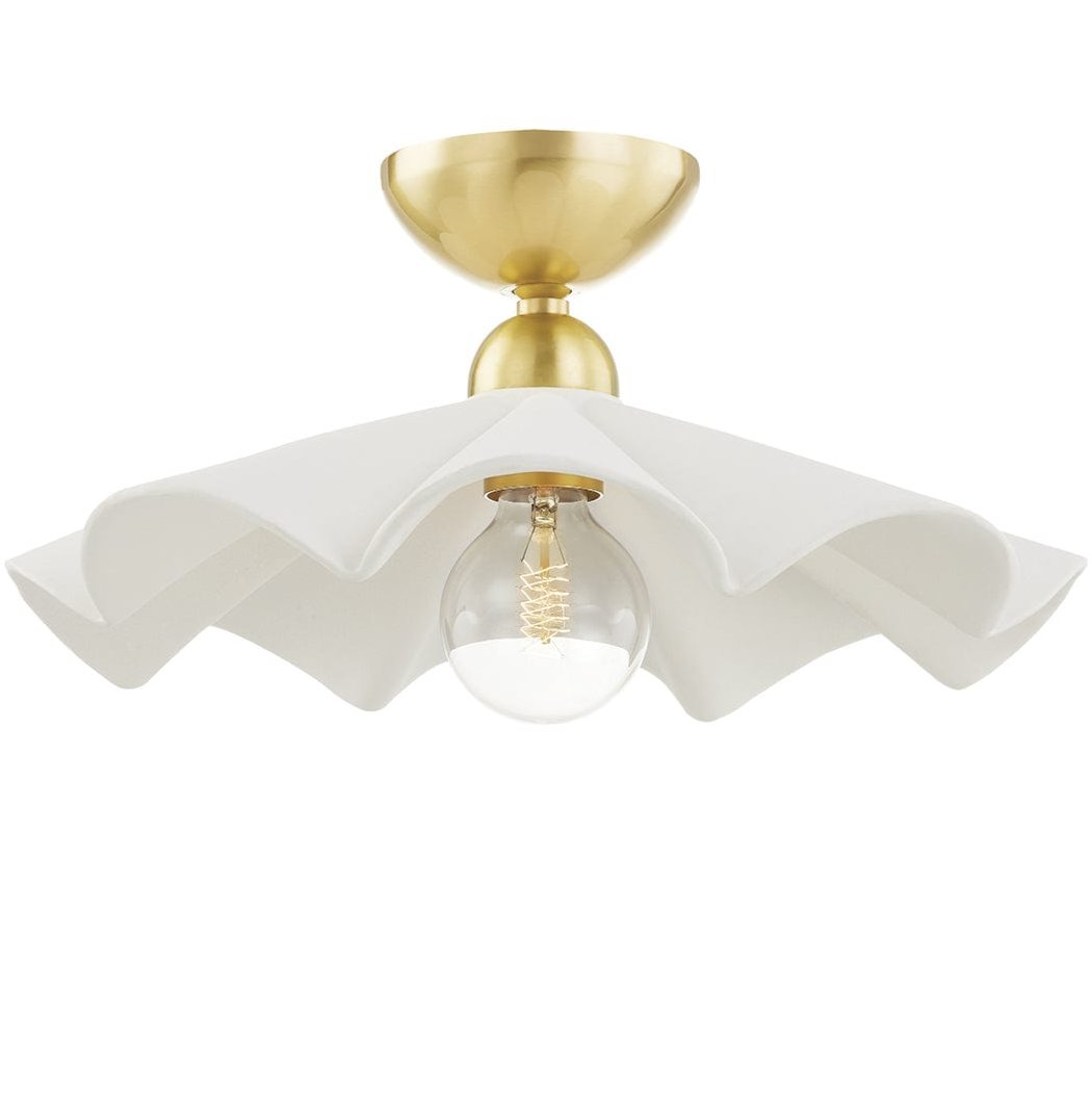 Megan Molten Maisie Pendant/Flush Mount Lighting megan-molten-H712701-AGB/CTW