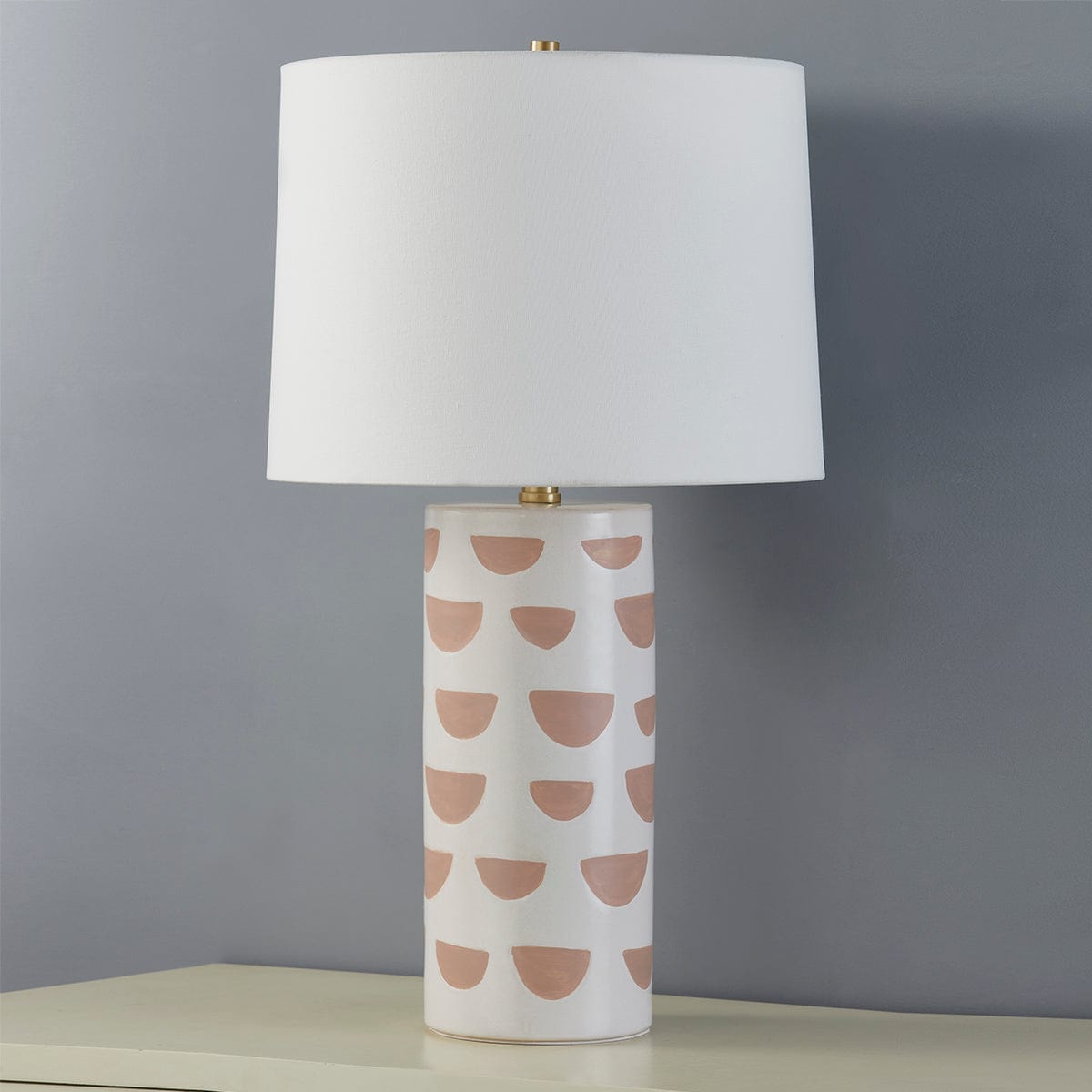 Megan Molten Minnie Table Lamp Lamps megan-molten-HL714201A-AGB/CWO