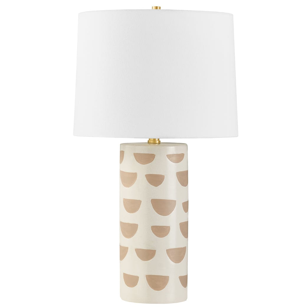 Megan Molten Minnie Table Lamp Lamps megan-molten-HL714201A-AGB/CWO