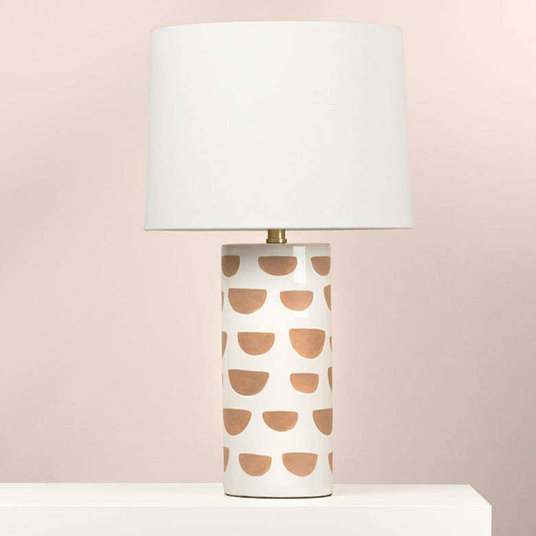 Megan Molten Minnie Table Lamp Lamps megan-molten-HL714201A-AGB/CWO