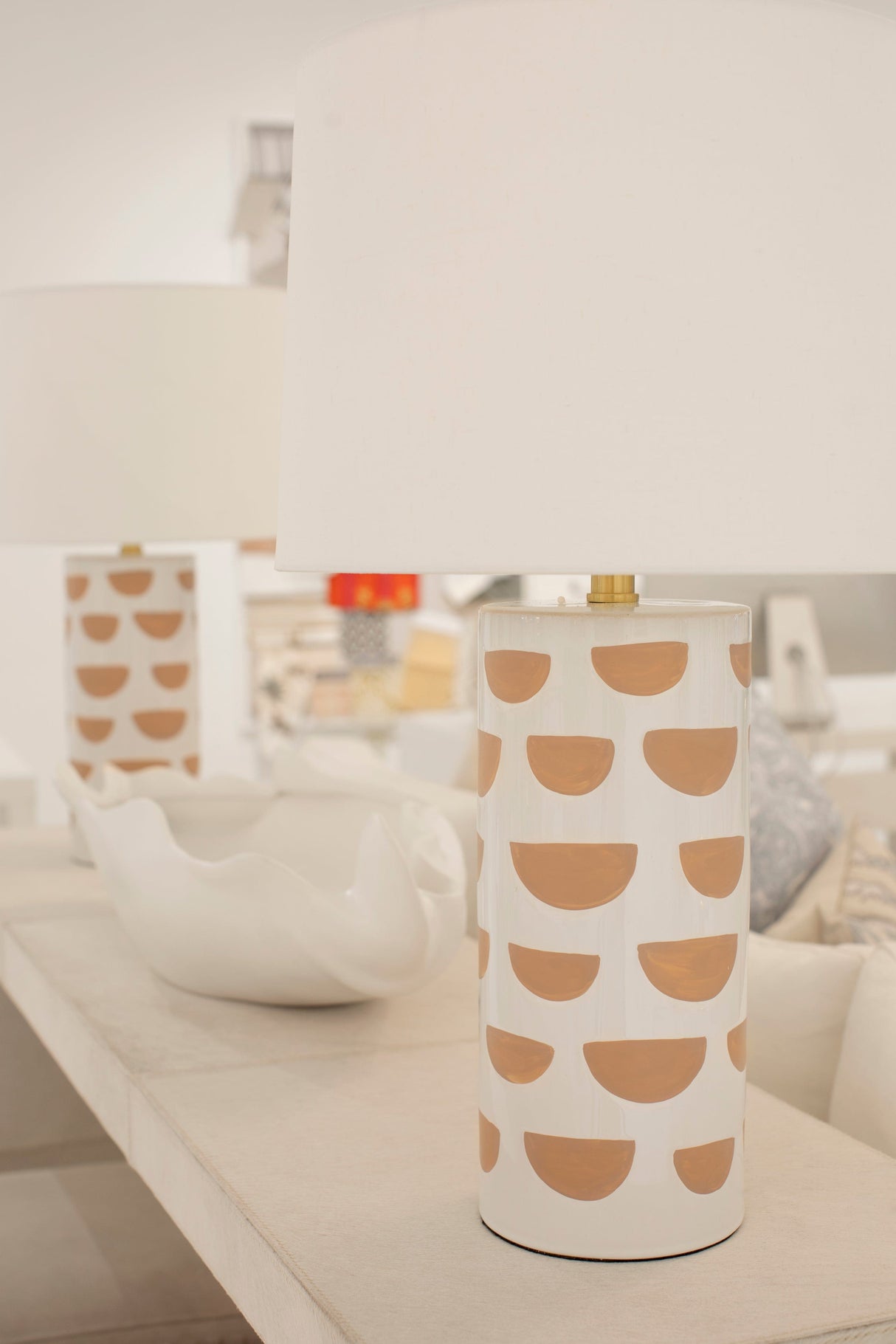 Megan Molten Minnie Table Lamp Lamps megan-molten-HL714201A-AGB/CWO