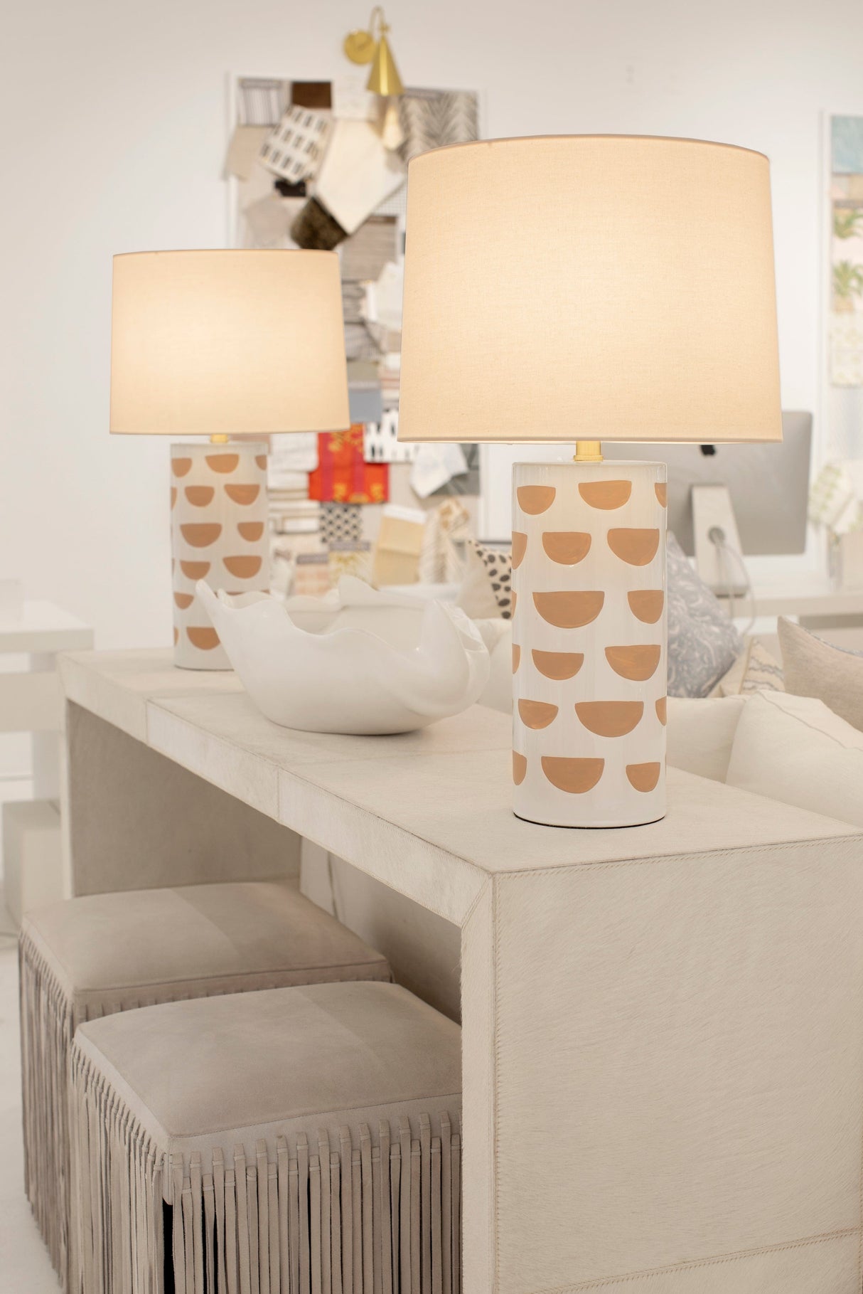 Megan Molten Minnie Table Lamp Lamps megan-molten-HL714201A-AGB/CWO