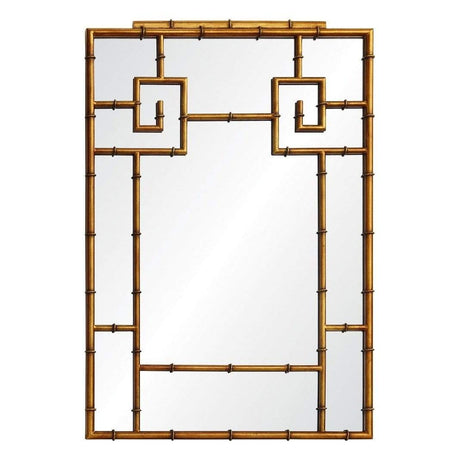 Mirror Home Distressed Gold Leaf Mirror Wall mirror-image-20612