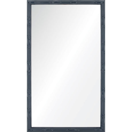 Mirror Home Navy Lacquered Bamboo Mirror Wall mirror-image-BW3060