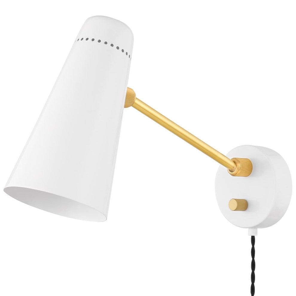 Mitzi Alex Plug-In Sconce Lighting mitzi-HL598201-AGB/SWH