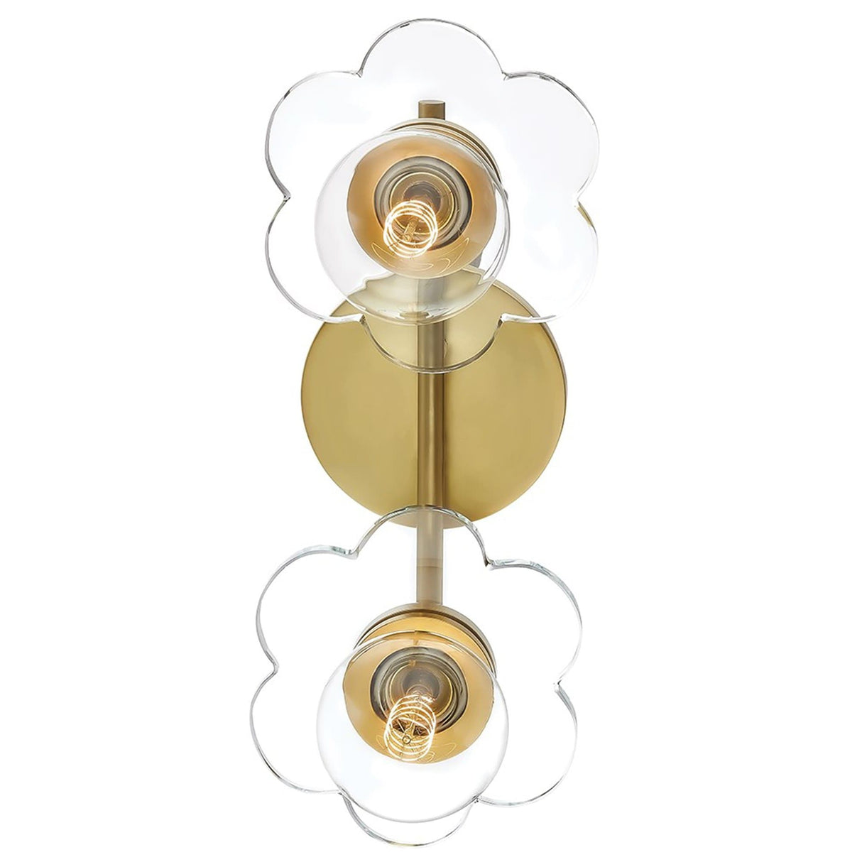 Mitzi Alexa Double Wall Sconce - Aged Brass Lighting mitzi-H357302-AGB