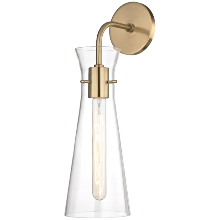Mitzi Anya Wall Sconce - Aged Brass Lighting mitzi-H112101-AGB 00806134832056