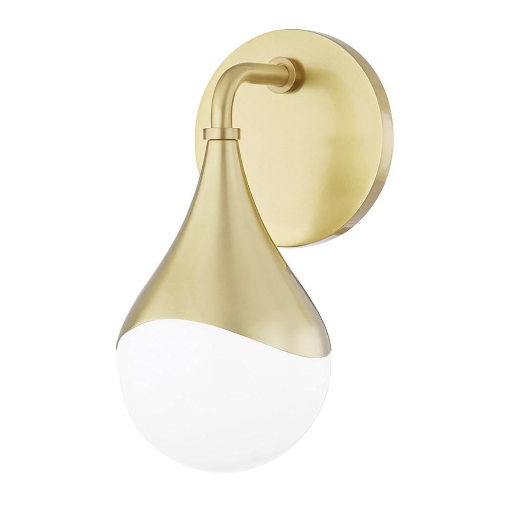 Mitzi Ariana 1 Light Vanity Sconce - Polished Nickel Lighting