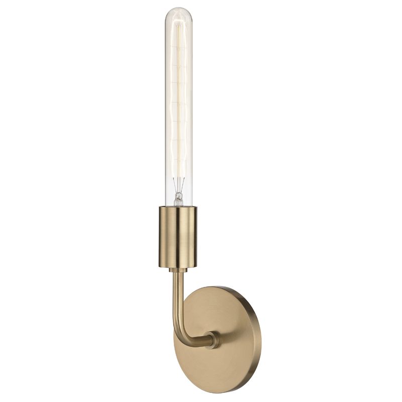 Mitzi Ava Single Wall Sconce Lighting mitzi-H109101A-AGB 00806134839192