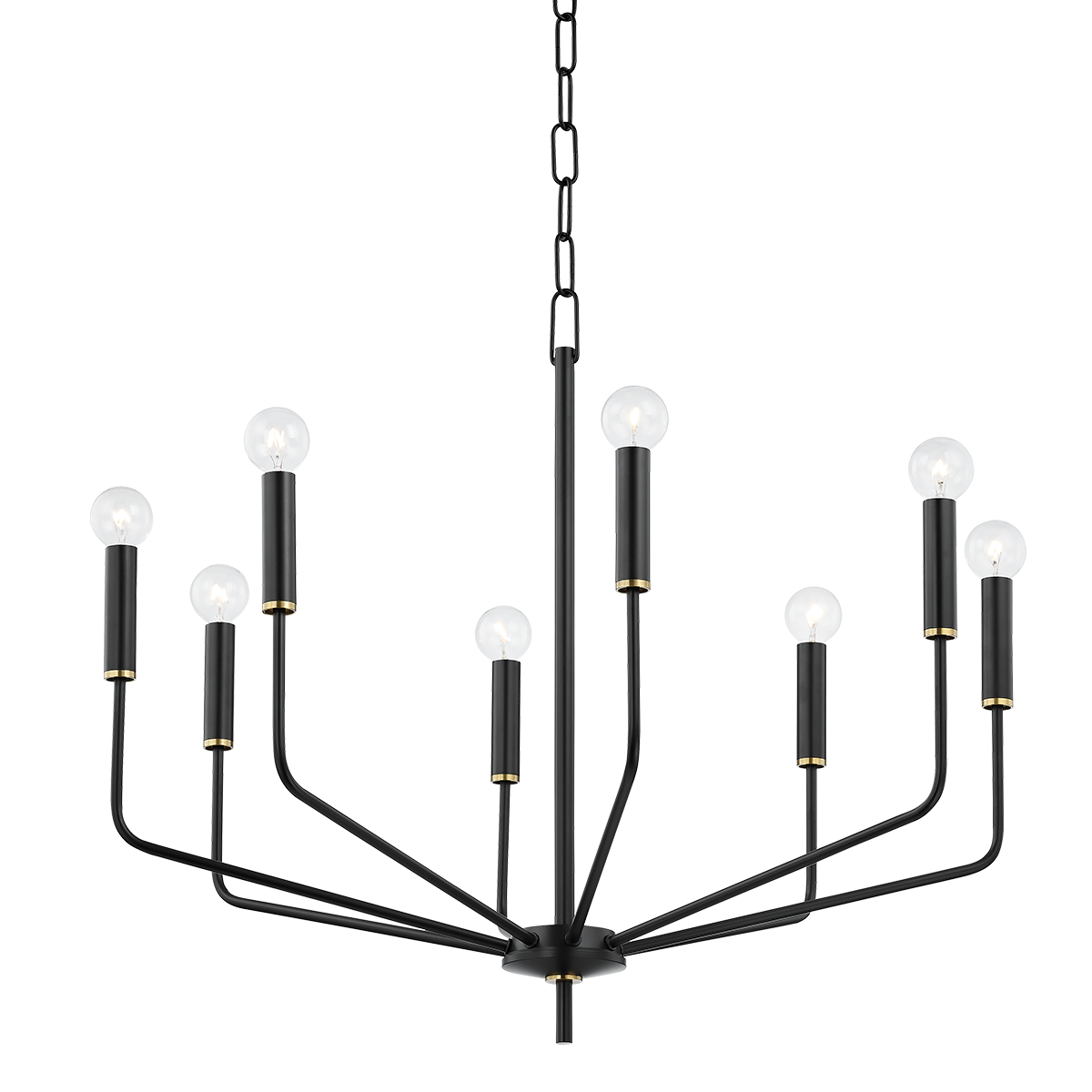 Mitzi Bailey Chandelier Lighting mitzi-H516808-AGB/SBK