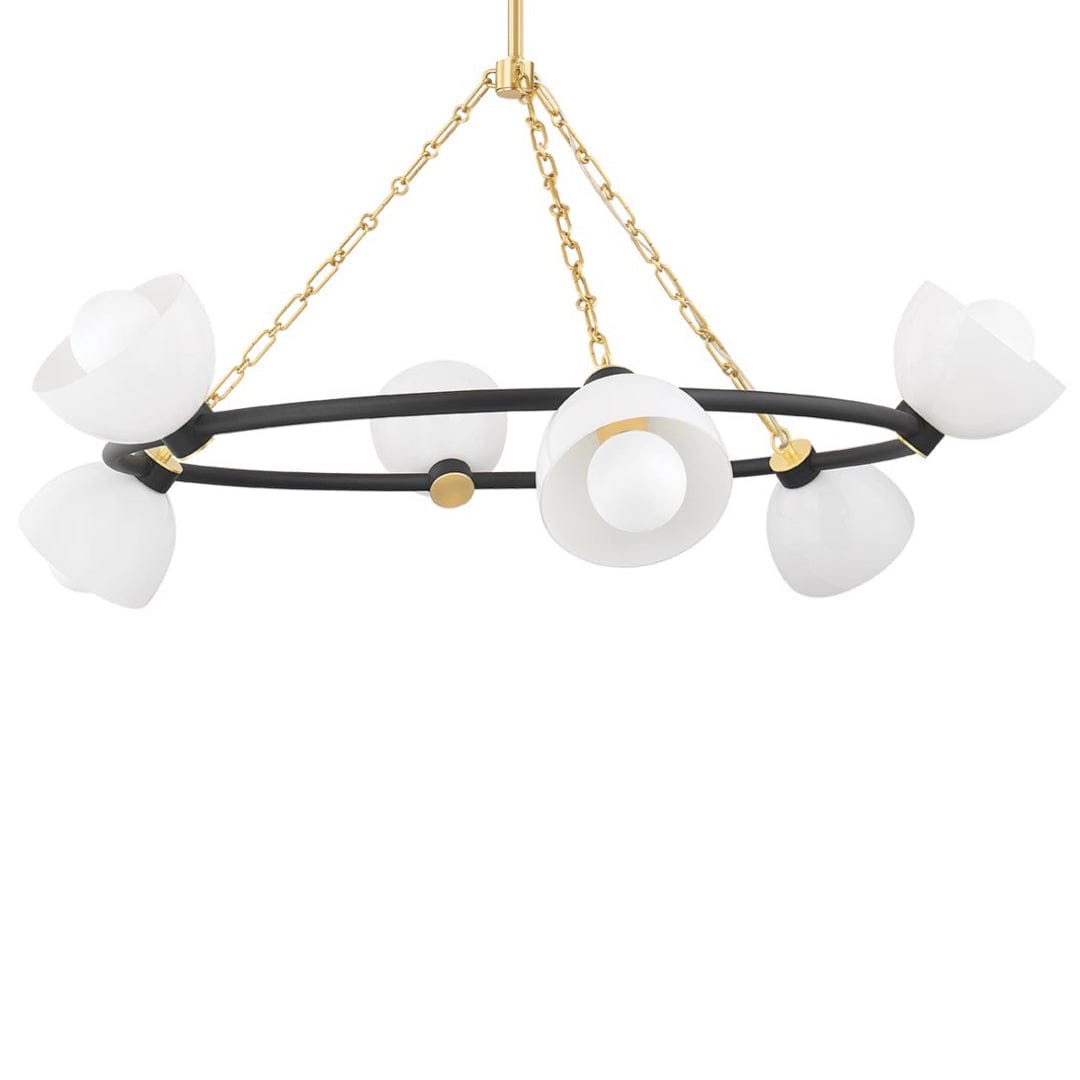 Mitzi Belle Chandelier Lighting megan-molten-H708806-TWH